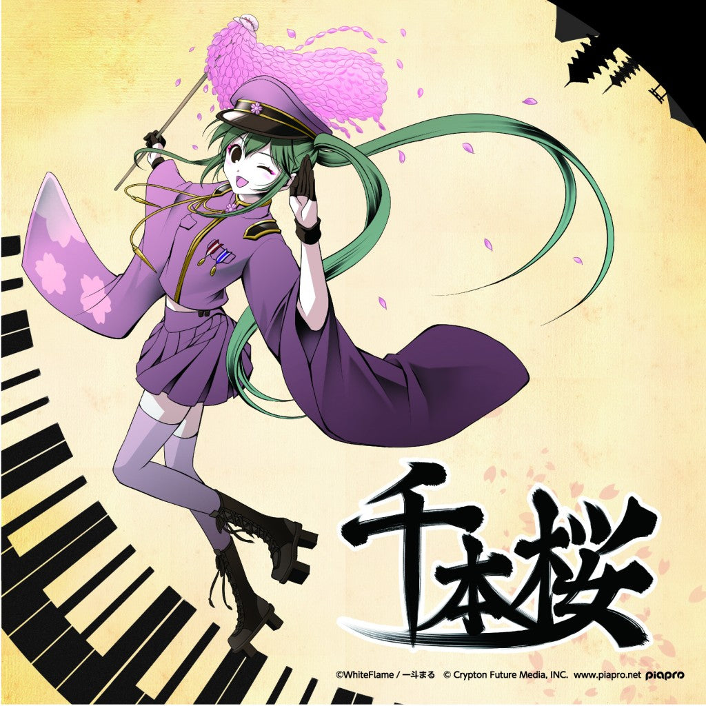 初音ミク EYEWEAR COLLECTION 千本桜 丸型 光學眼鏡 附送特超薄非球面度數鏡片(任何度數)