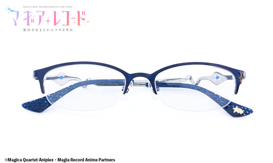 マギアレコード 魔法少女まどか☆マギカ外伝 眼鏡系列 七海やちよ造型光學眼鏡 附送不反光度數鏡片