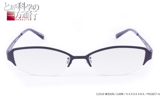 とある科学の一方通行 一方通行 造型光學眼鏡 Black Ver. 附送不反光度數鏡片