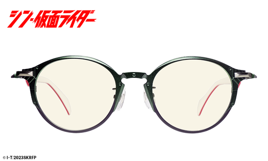 シン・仮面ライダー 眼鏡系列 仮面ライダー 造型光學眼鏡 附送超薄不反光近視/散光鏡片