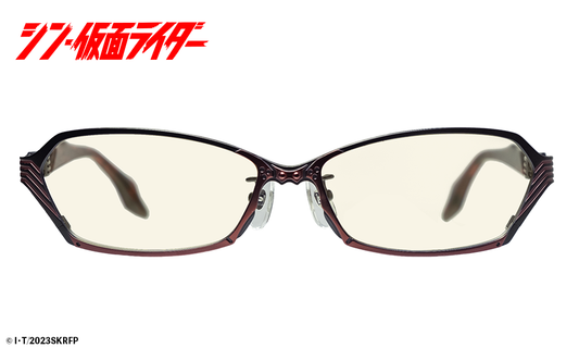 シン・仮面ライダー 眼鏡系列 クモオーグ 造型光學眼鏡 附送超薄不反光近視/散光鏡片