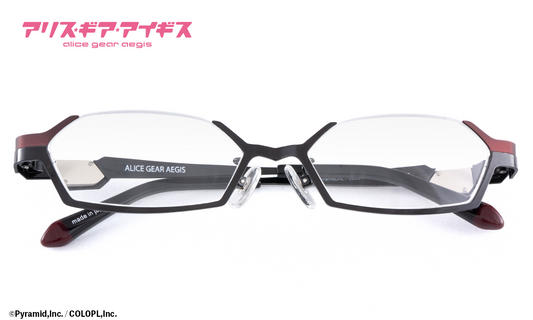 アリス・ギア・アイギス 眼鏡系列 AEGiS支給品/赤 造型光學眼鏡 附送不反光度數鏡片