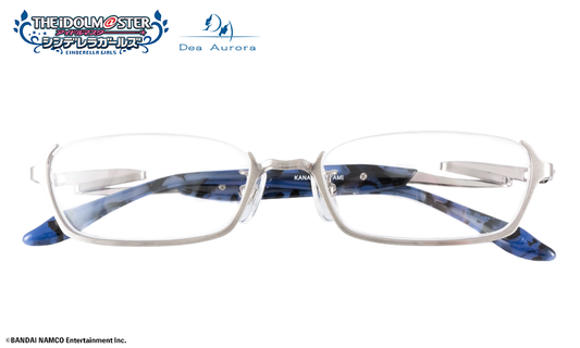 アイドルマスターシンデレラガールズ 眼鏡系列 速水奏 (シルバー ver.) 造型光學眼鏡 附送不反光度數鏡片