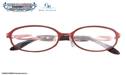 アイドルマスターシンデレラガールズ 眼鏡系列 新田美波 (レッドver.) 造型光學眼鏡 附送不反光度數鏡片