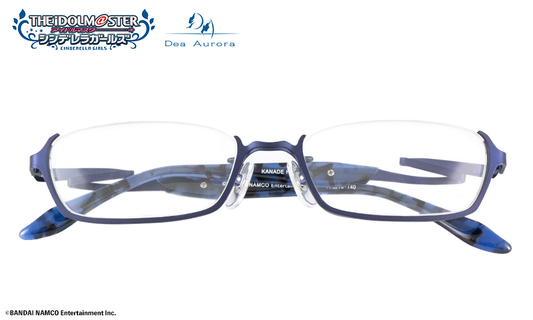 アイドルマスターシンデレラガールズ 眼鏡系列 速水奏 (ブルー ver.) 造型光學眼鏡 附送不反光度數鏡片