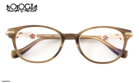 原創眼鏡系列 OTOGI Queen モデル Brown