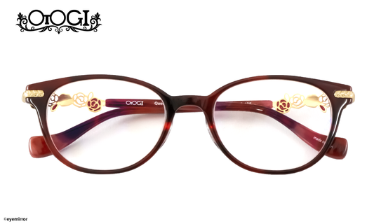 原創眼鏡系列 OTOGI Queen モデル Red
