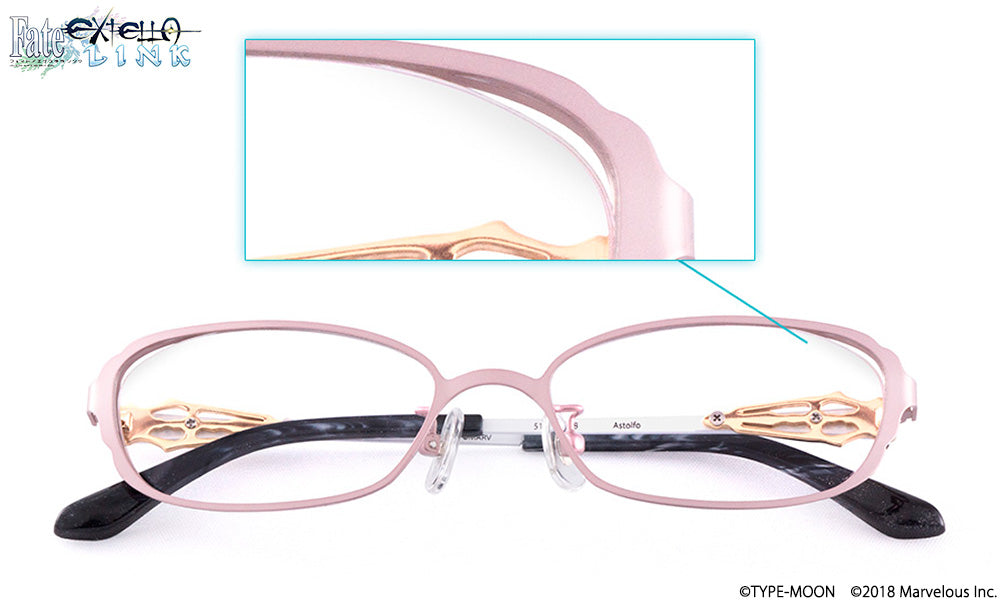 Fate/Extella Link 眼鏡系列 アストルフォ造型光學眼鏡 附送不反光度數鏡片