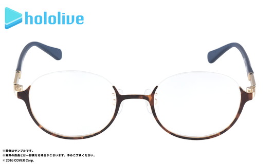 Hololive Vtuber眼鏡系列 白銀ノエル 造型光學眼鏡 附送不反光度數鏡