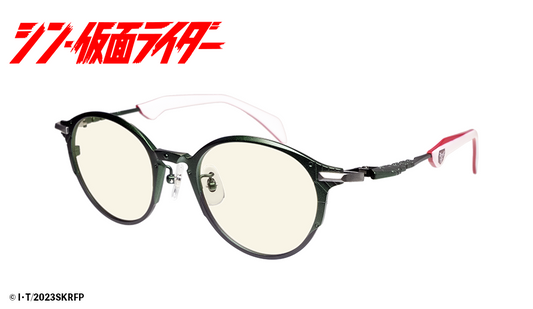 シン・仮面ライダー 眼鏡系列 仮面ライダー 造型光學眼鏡 附送超薄不反光近視/散光鏡片