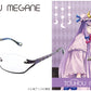 東方MEGANE第十四弾眼鏡系列 パチュリー 造型光學眼鏡 附送不反光度數鏡片