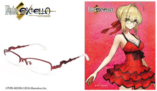 Fate/Extella眼鏡系列 ネロ・クラウディウス 造型光學眼鏡 附送不反光度數鏡片