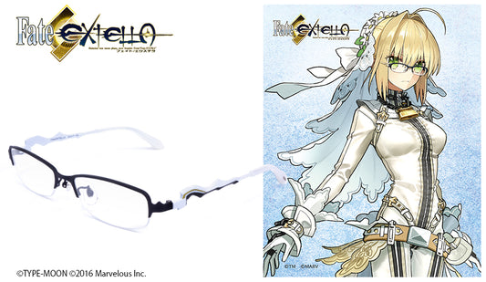 Fate/Extella 眼鏡系列 ネロ・クラウディウス 束縛の花嫁衣装ver. 造型光學眼鏡 附送不反光度數鏡片