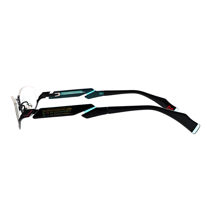 初音ミク EYEWEAR COLLECTION MIKU-004 BLACK 光學眼鏡 附送不反光度數鏡片