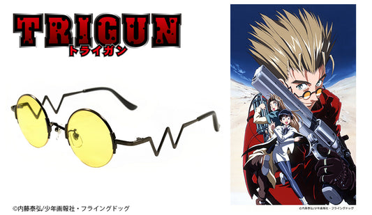 TRIGUN 眼鏡系列 ヴァッシュ・ザ・スタンピード造型光學眼鏡 附送不反光度數鏡片