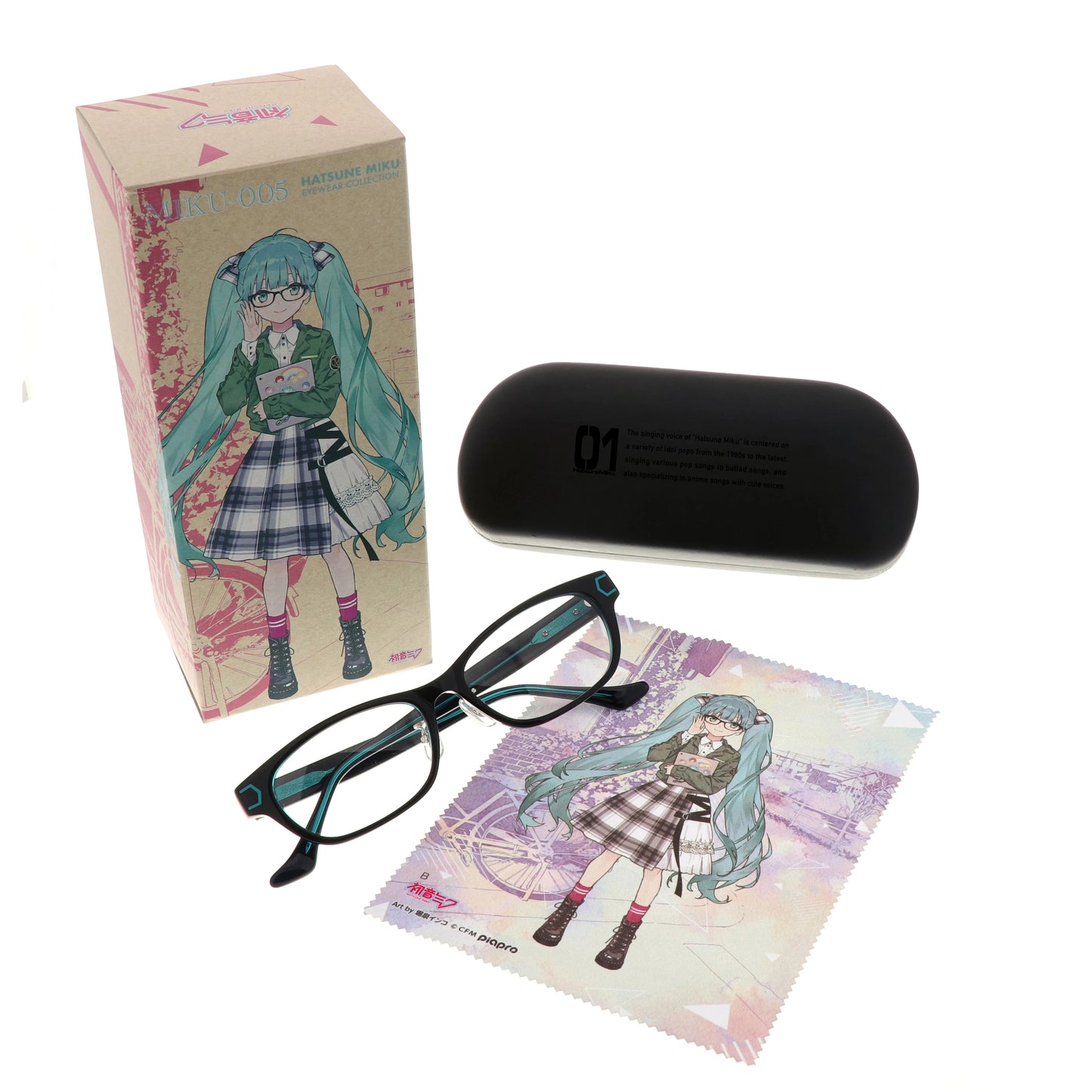 初音ミク EYEWEAR COLLECTION MIKU-005 光學眼鏡 附送超薄非球面度數鏡片