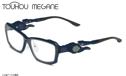 東方MEGANE GAMING 河城にとり 造型光學眼鏡 附送不反光度數鏡片