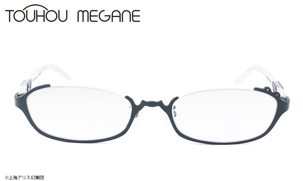 東方MEGANE第十三弾眼鏡系列 東風谷早苗 造型光學眼鏡 附送不反光度數鏡片