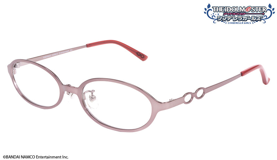 アイドルマスターシンデレラガールズ 眼鏡系列 上条春菜 ピンクver. 造型光學眼鏡 附送不反光度數鏡片