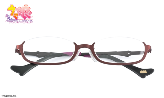 賽馬娘眼鏡系列 ビワハヤヒデ イメージ ver. 造型光學眼鏡 附送超薄防藍光度數鏡片