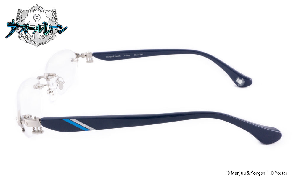 アズールレーン 眼鏡系列 ベルファスト貝爾法斯特號 造型光學眼鏡 附送不反光度數鏡片