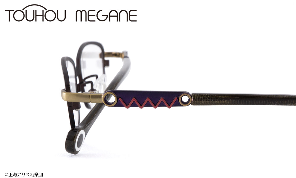 東方MEGANE第十三弾眼鏡系列 洩矢諏訪子 造型光學眼鏡 附送不反光度數鏡片