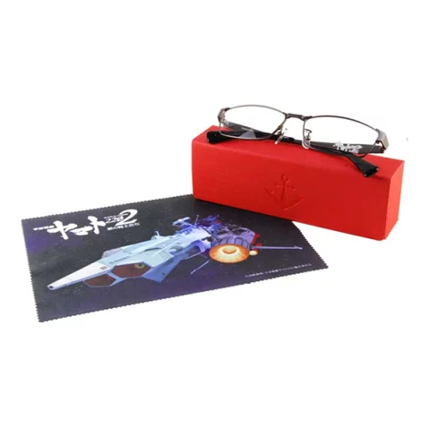 宇宙戦艦ヤマト2202 眼鏡系列 アンドロメダ 造型光學眼鏡 (黑色ver.) 附送不反光度數鏡片